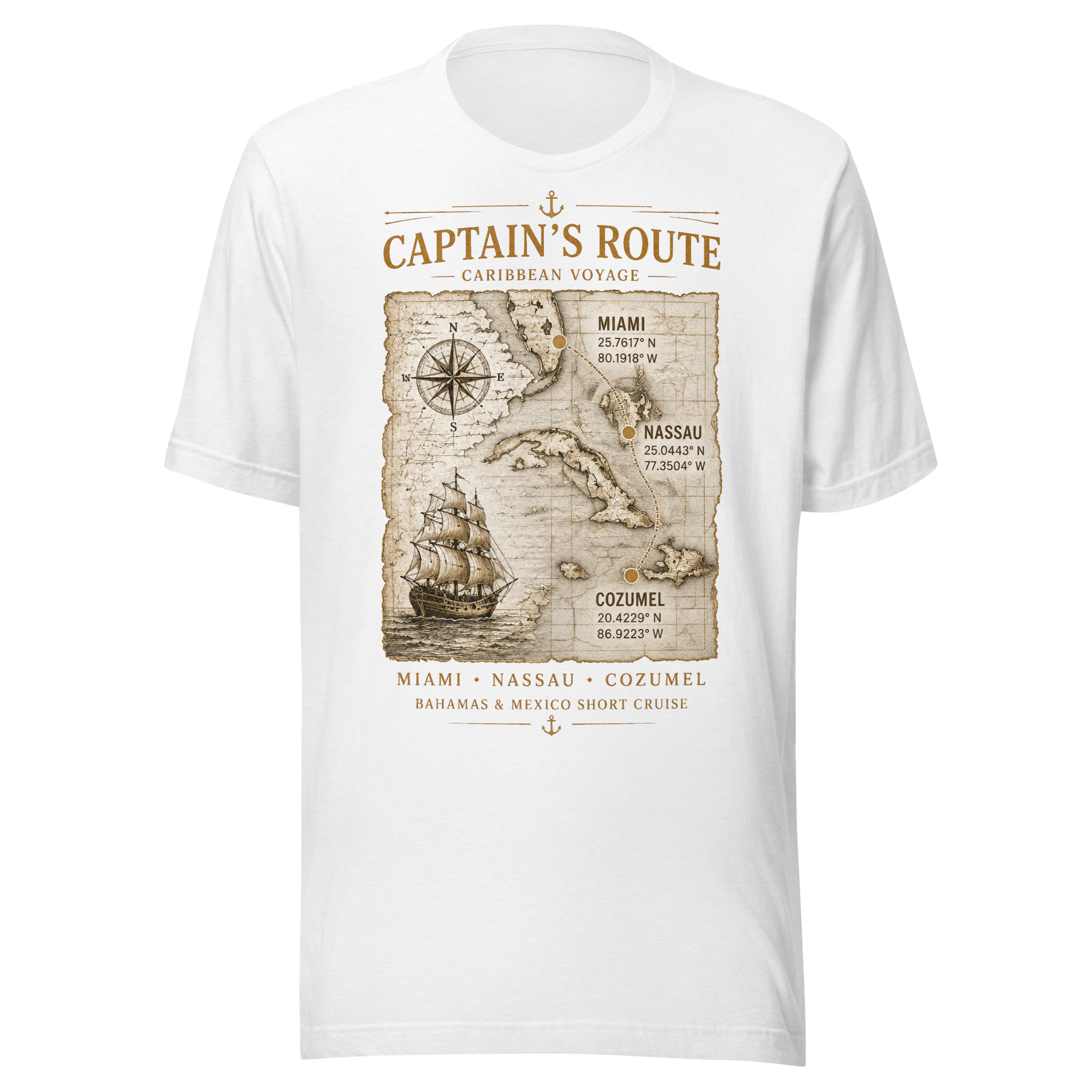 Captain’s Route Vintage Cruise Tee - Image 3