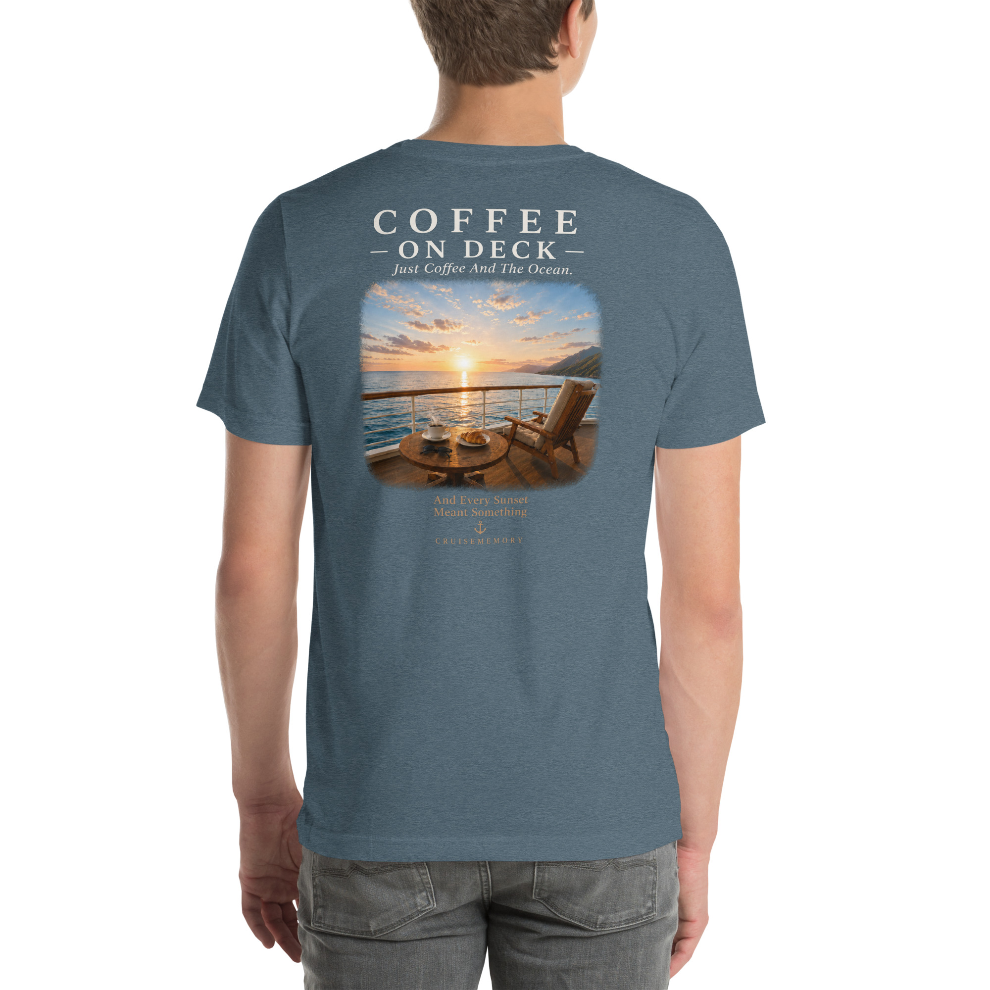 Coffee On Deck – Luxury Cruise Tee - Image 5