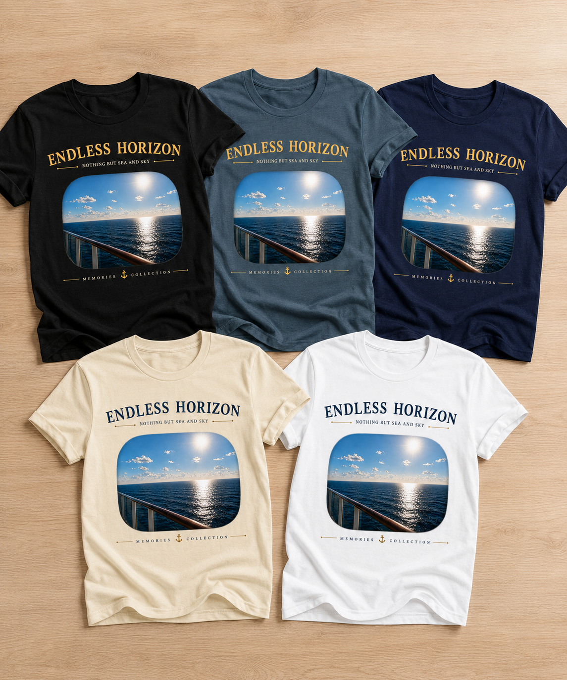 Endless Horizon – Cruise Memories Unisex T-Shirt - Image 10