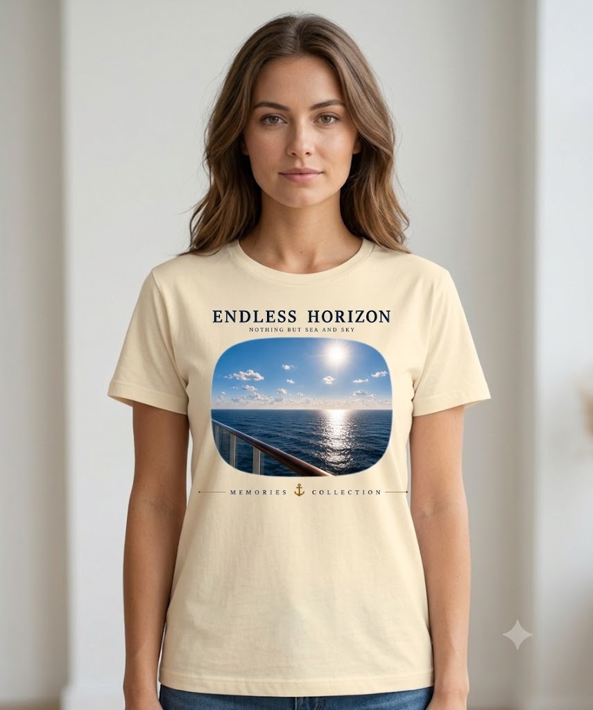 Endless Horizon – Cruise Memories Unisex T-Shirt - Image 7