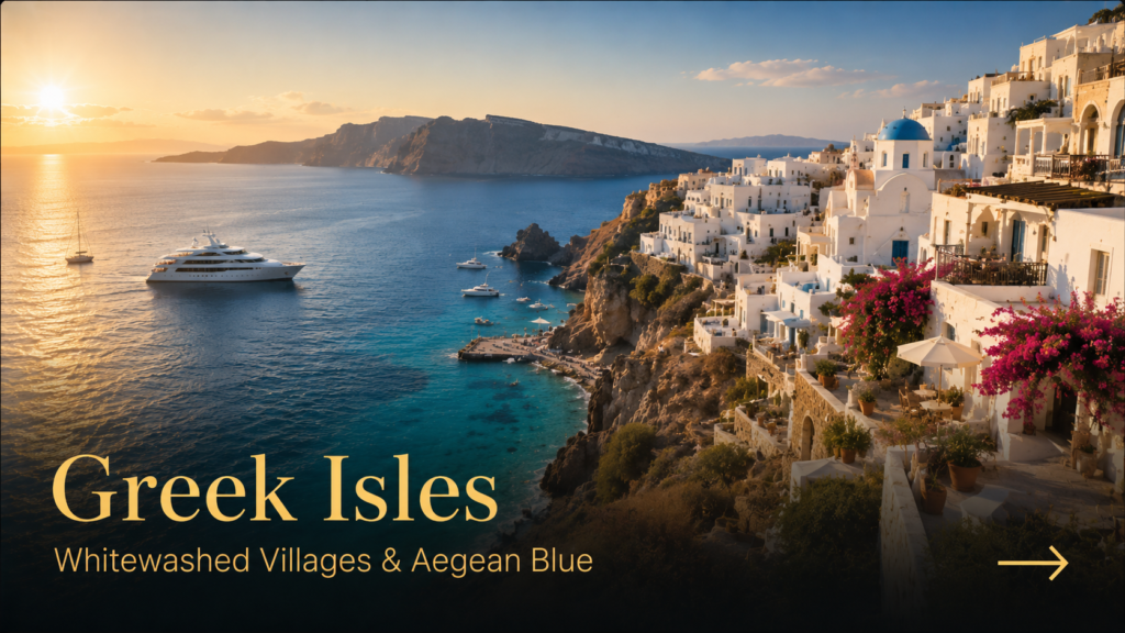 Whitewashed Villages & Aegean Blue